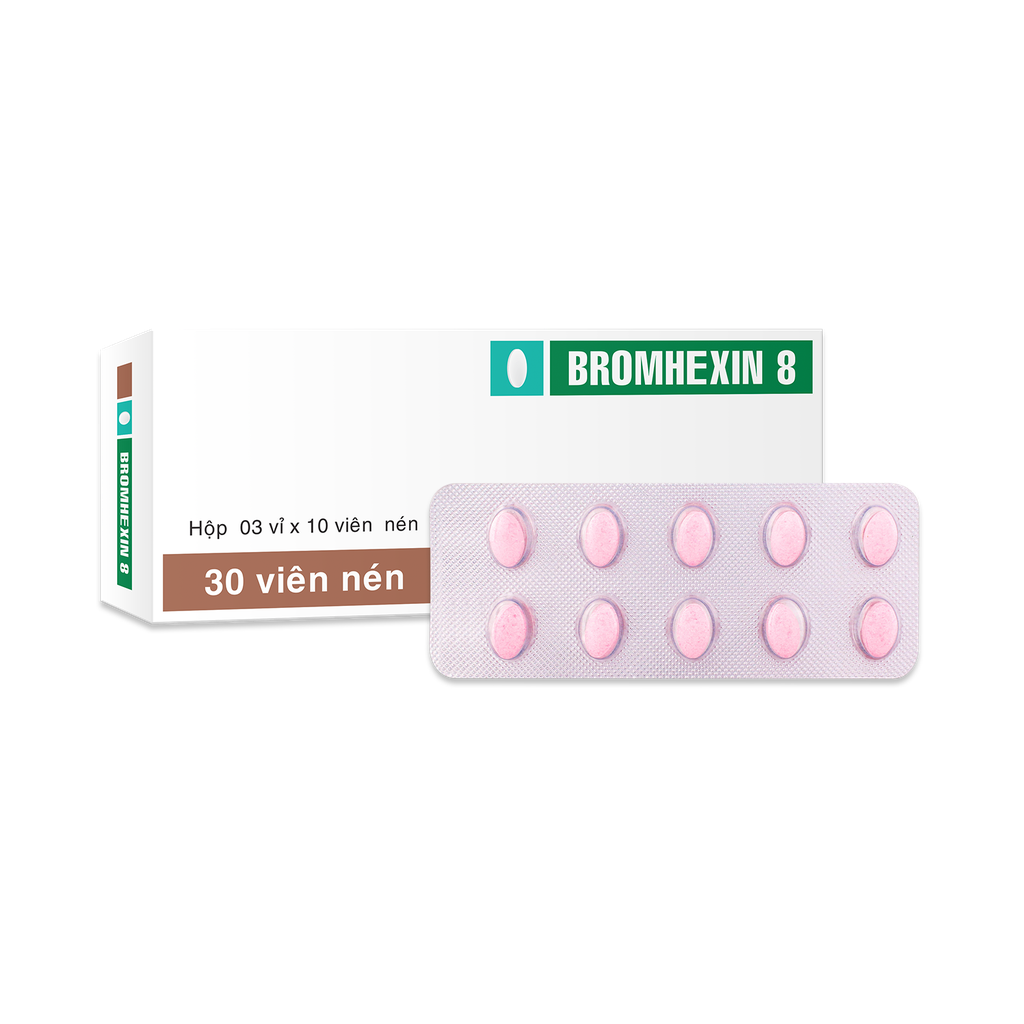Viên nén Bromhexin 8mg V/10,H/30