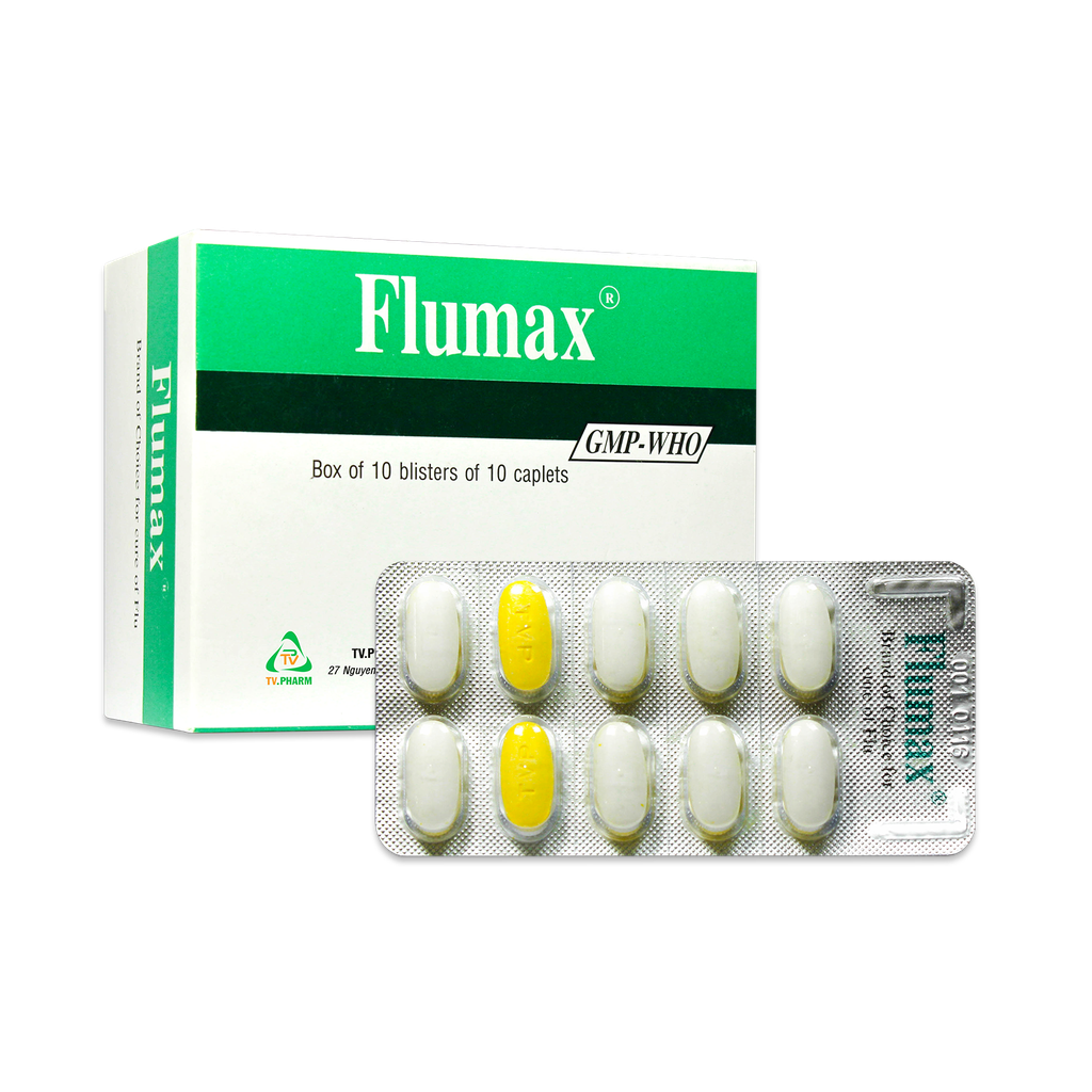 Viên nén Flumax v/10,h/100