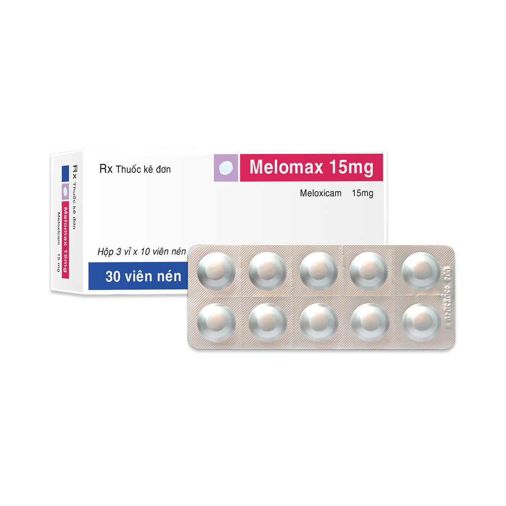 Viên nén Melomax 15mg V/10, H/30