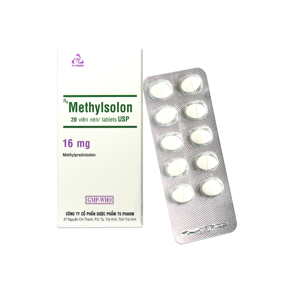 Viên nén Methylsolon 16mg v/10,h/20