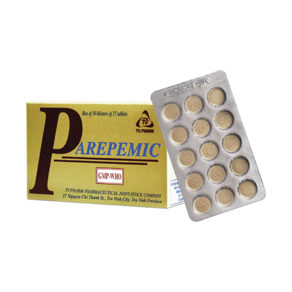 Viên nén Parepemic 2mg v/15,h/150
