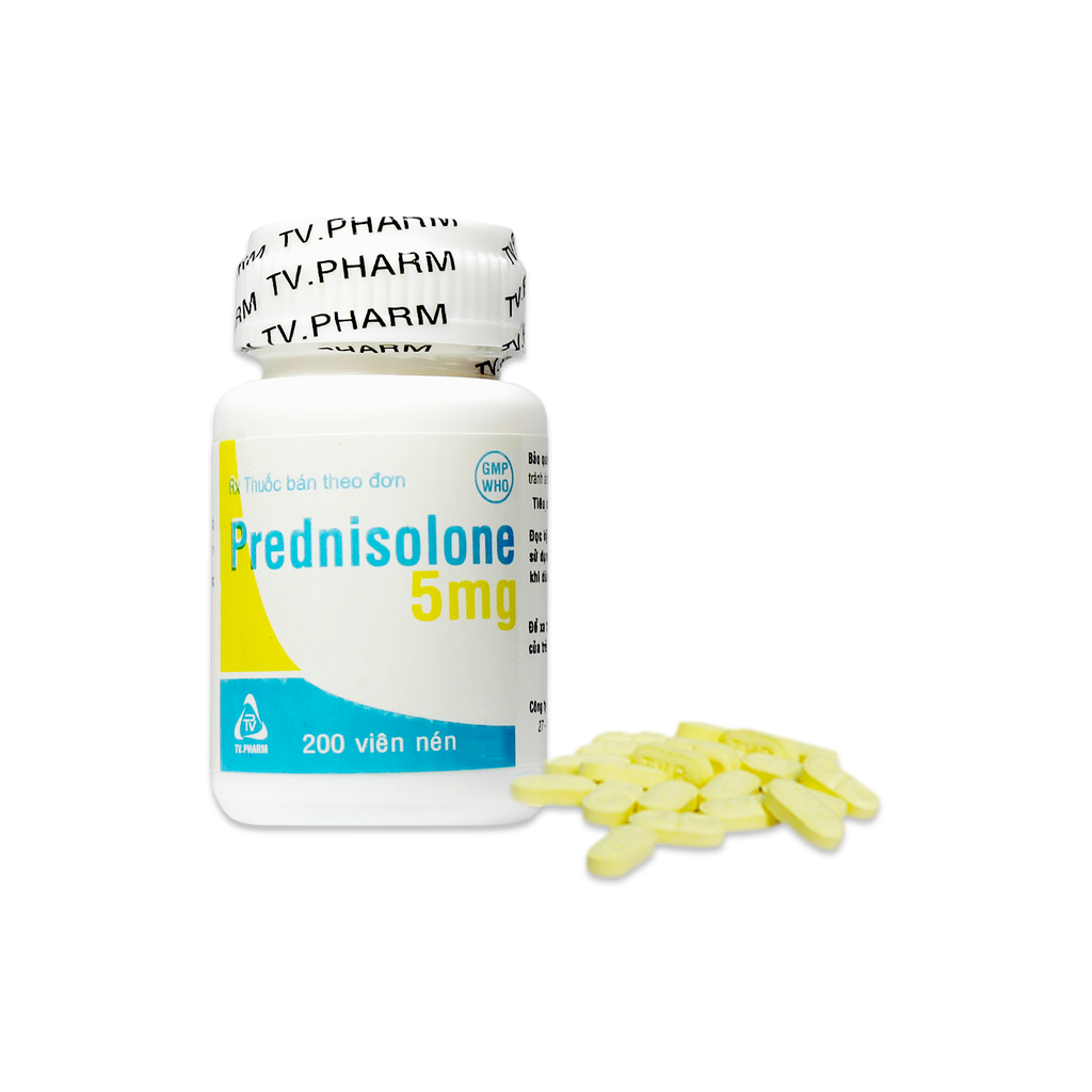Viên nén Prednisolone 5mg (dài) C/200