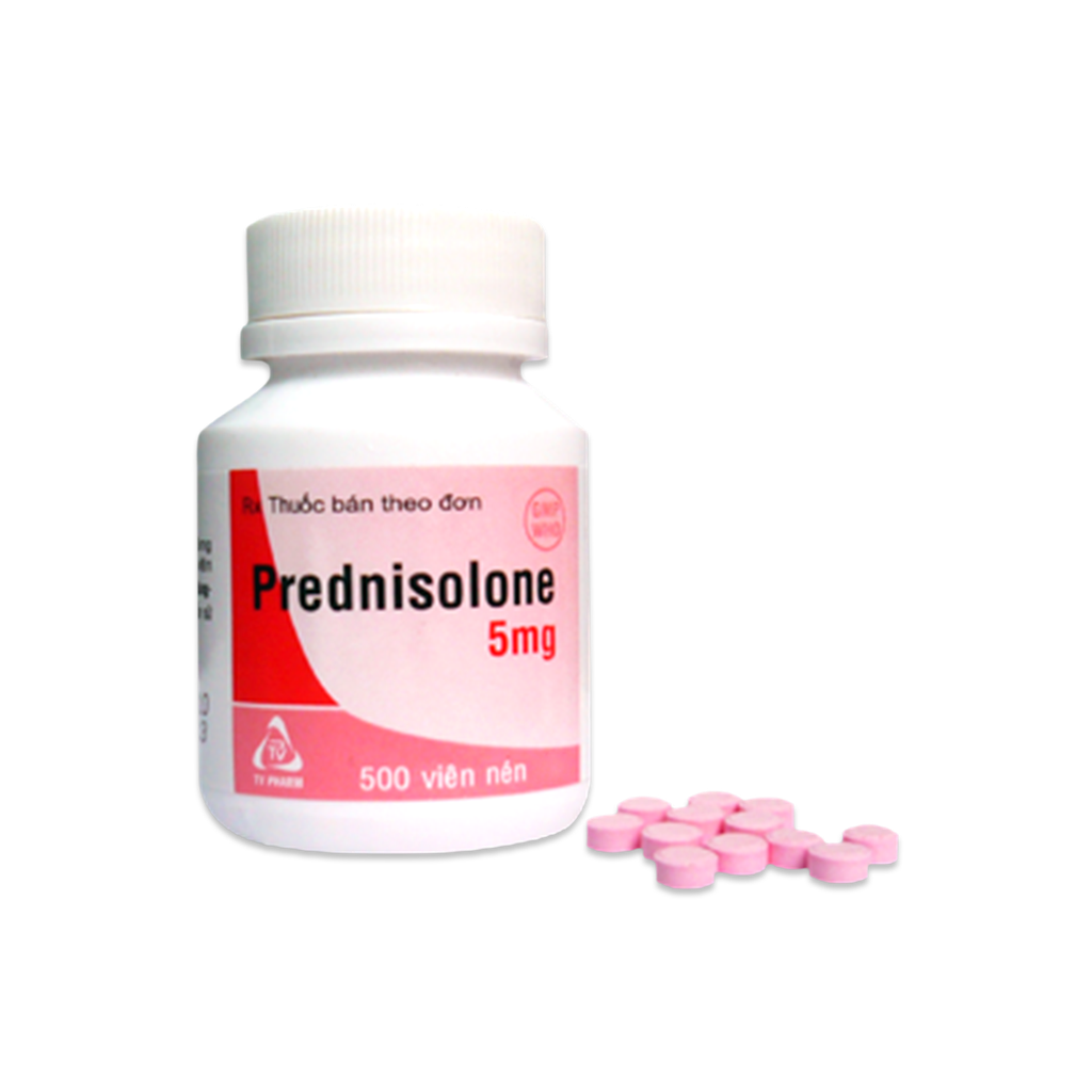 Viên nén Prednisolone 5mg (tròn) C/500