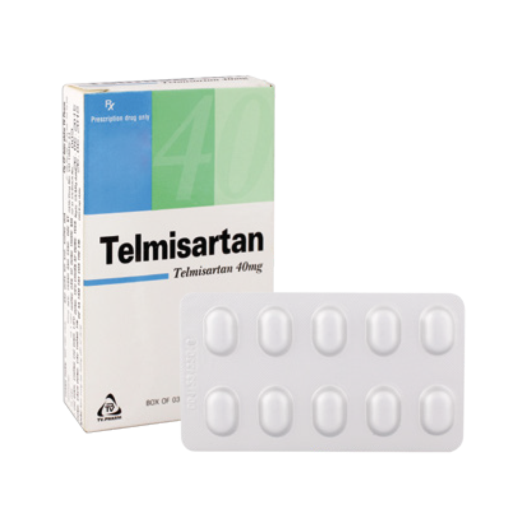 Viên nén Telmisartan 40mg V/10,H/30