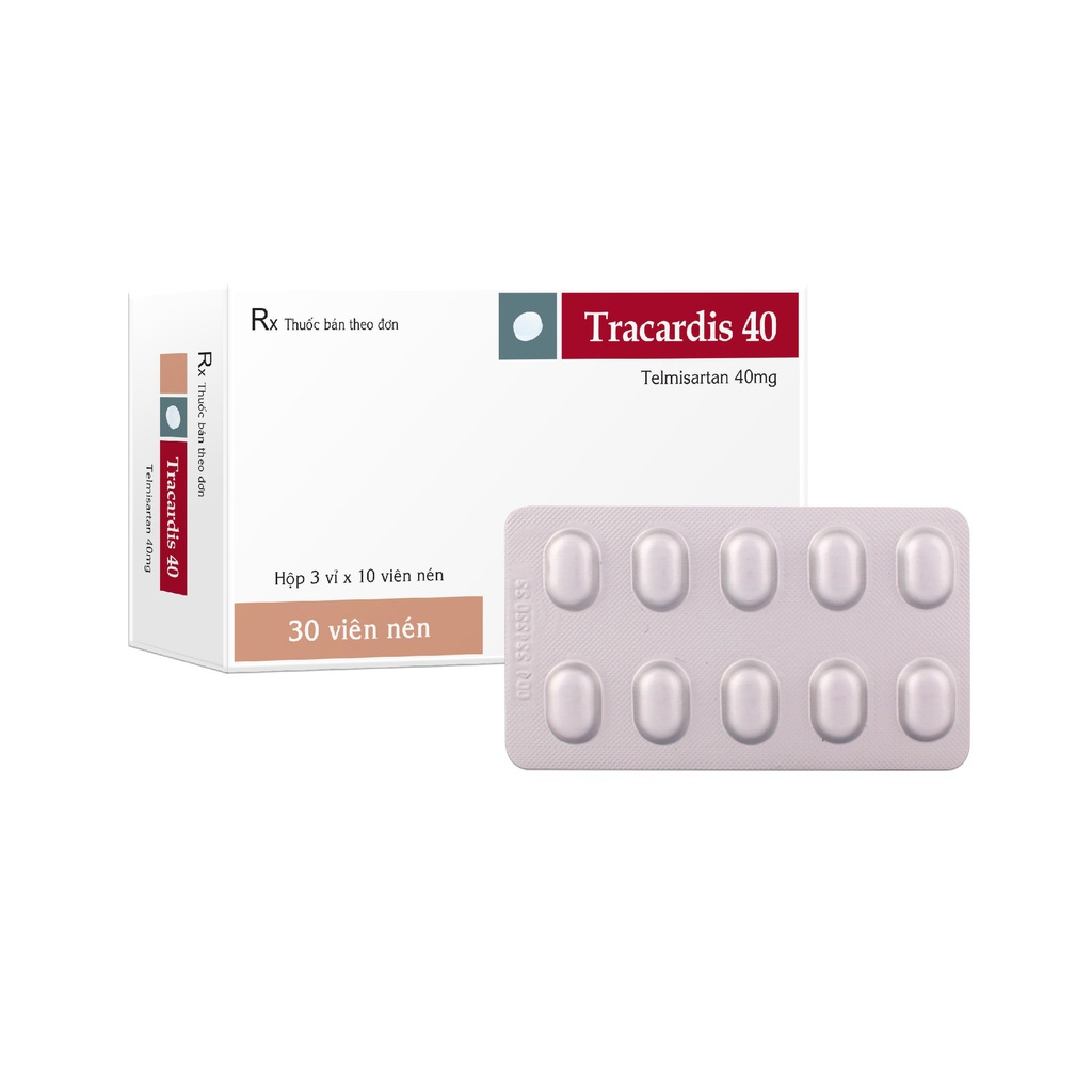 Viên nén Tracardis 40mg V/10, H/30