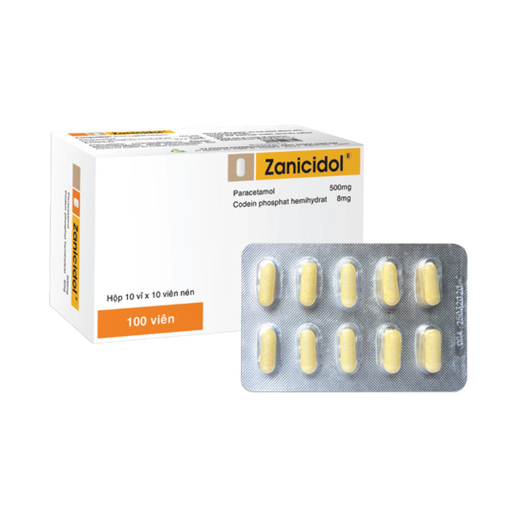 Viên nén Zanicidol v/10, h/100