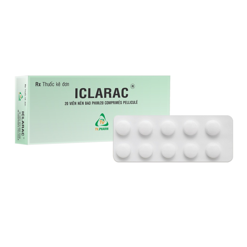 Viên nén bao phim ICLARAC V/10, H/20