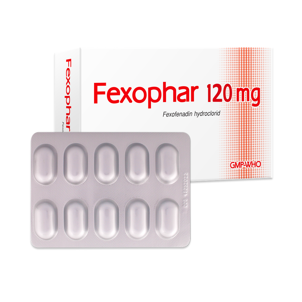Viên bao phim Fexophar 120mg v/10, h/50