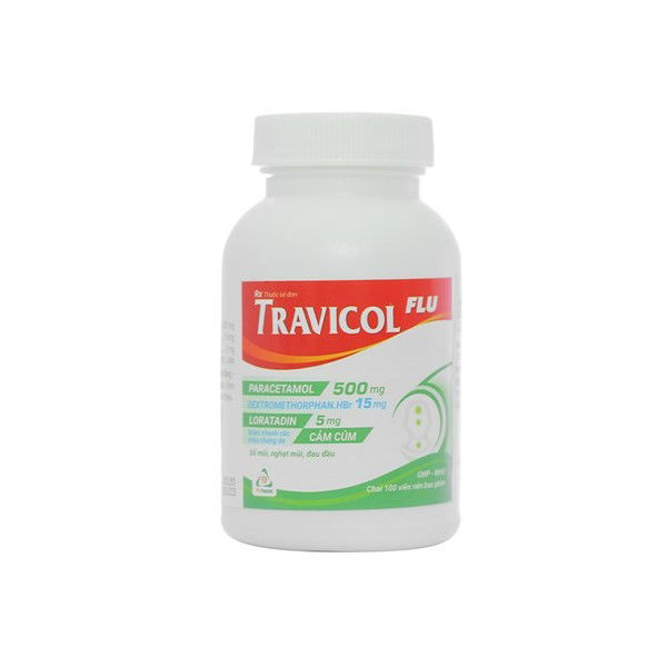 Viên bao phim Travicol Flu C/100