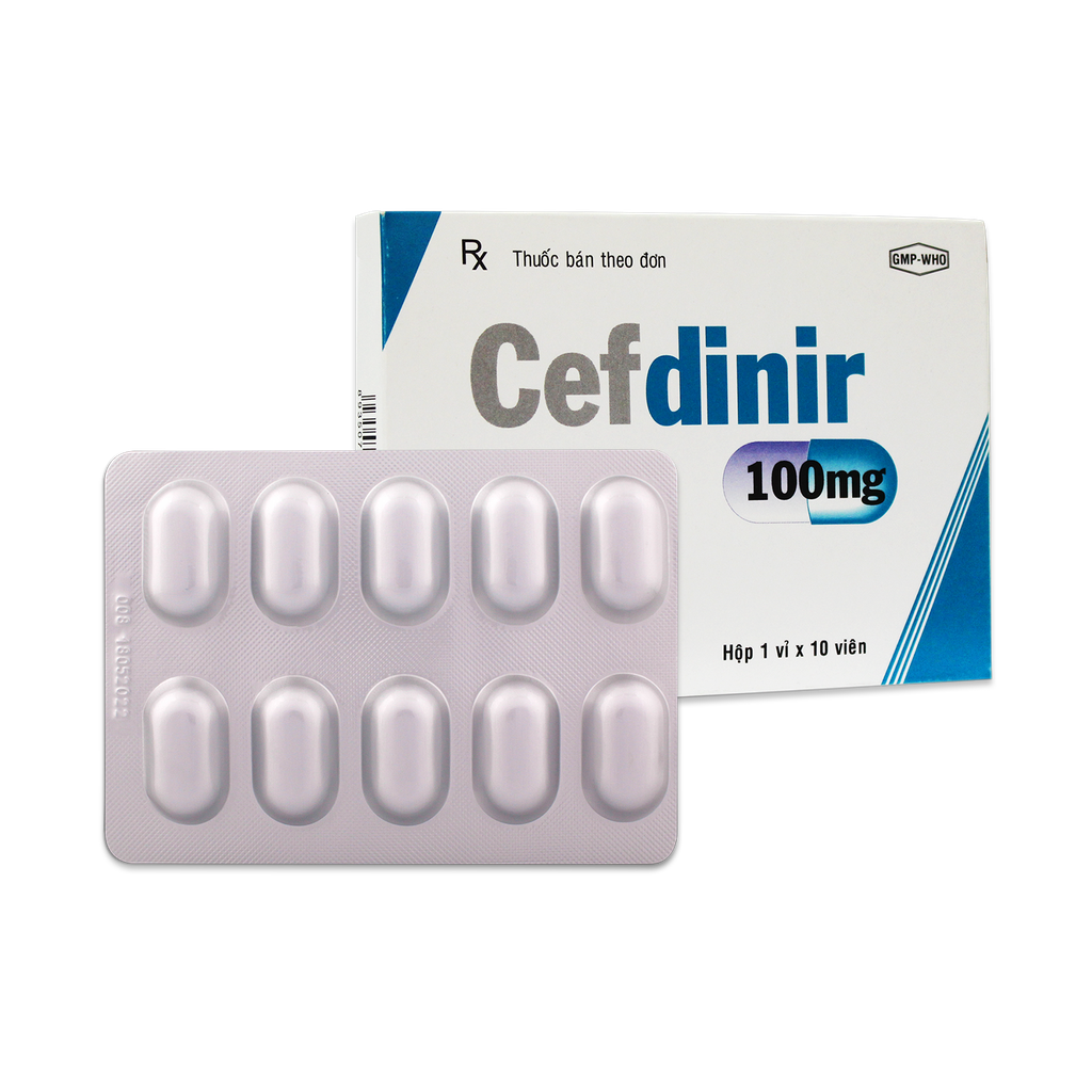 Viên nang cứng Cefdinir 100mg V/10,H/10