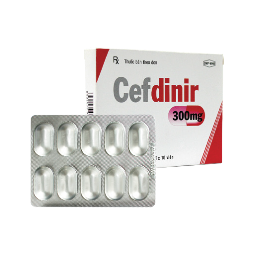 Viên nang cứng Cefdinir 300mg V/10,H/10