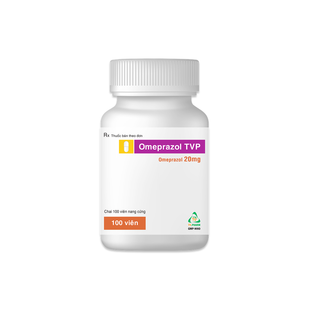 Viên nang cứng Omeprazol TVP C/100