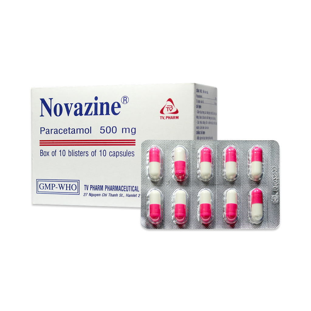 Viên nang cứng Novazine Caps v/10,h/100