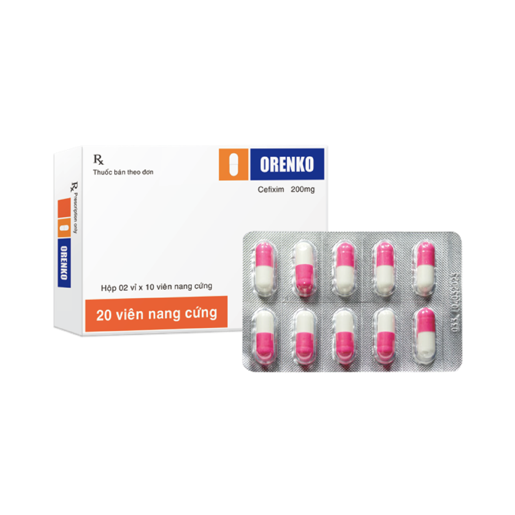 Viên nang cứng Orenko 200mg v/10,h/20