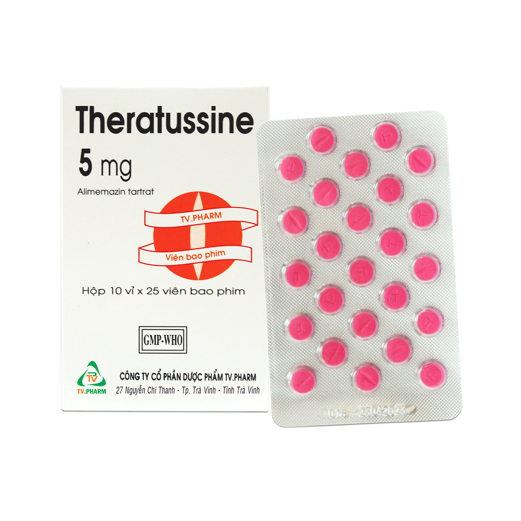 Viên bao phim Theratussine v/25,h/250