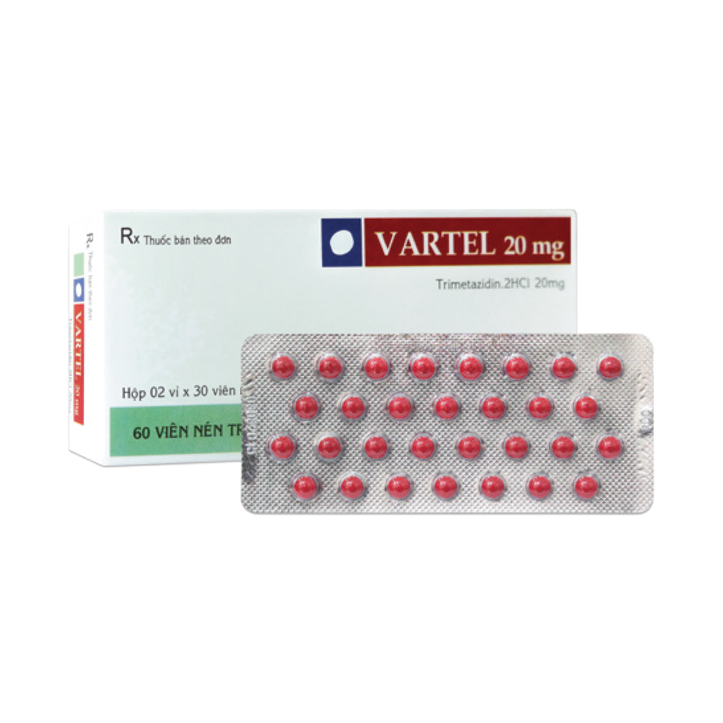 Viên bao phim Vartel 20mg V/30,H/60