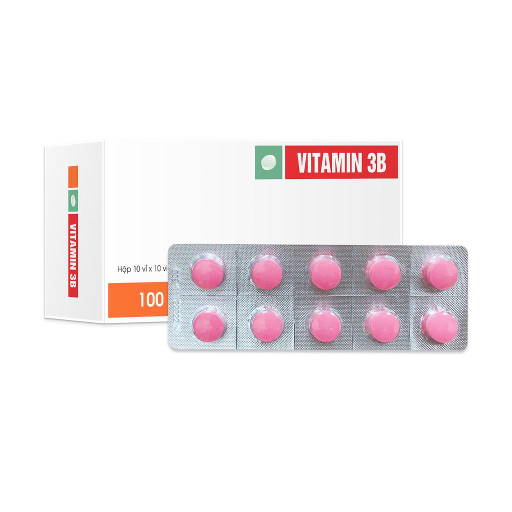 Viên bao phim Vitamin 3B v/10, h/100