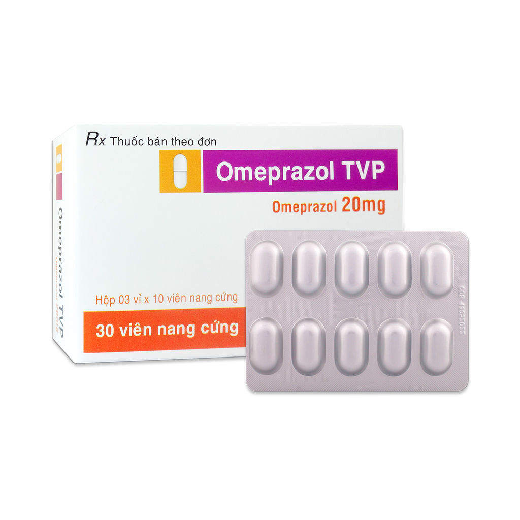 Viên nang cứng Omeprazol TVP V/10, H/30