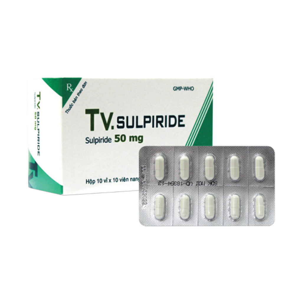 Viên nang cứng TV-Sulpiride 50mg v/10,h/100
