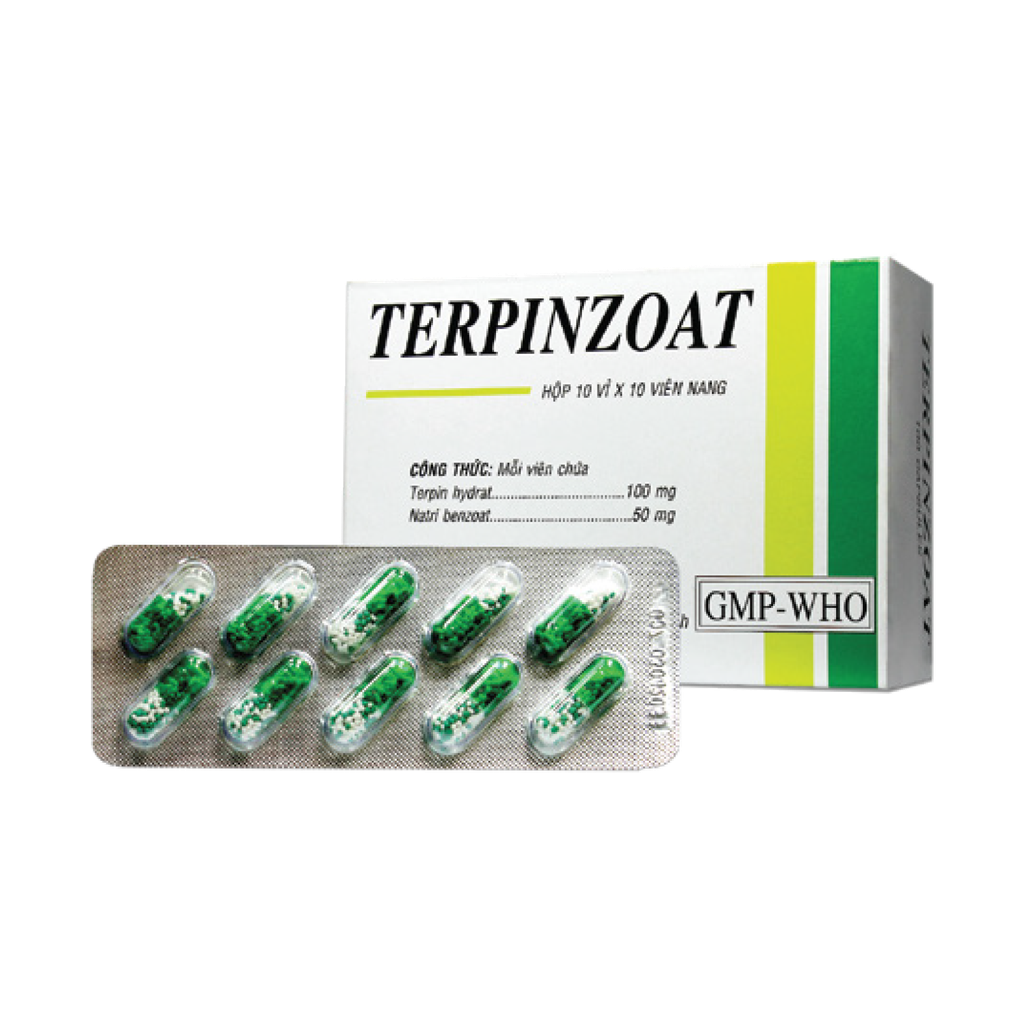 Viên nang cứng Terpinzoat hạt v/10,h/100